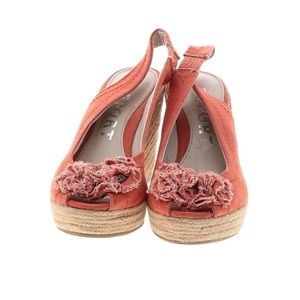 Report Wedges Espadrille Platforms Size 6